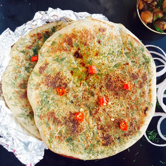 Tava Aloo Kulcha - Recipe photo by My Tryst With Food And Travel