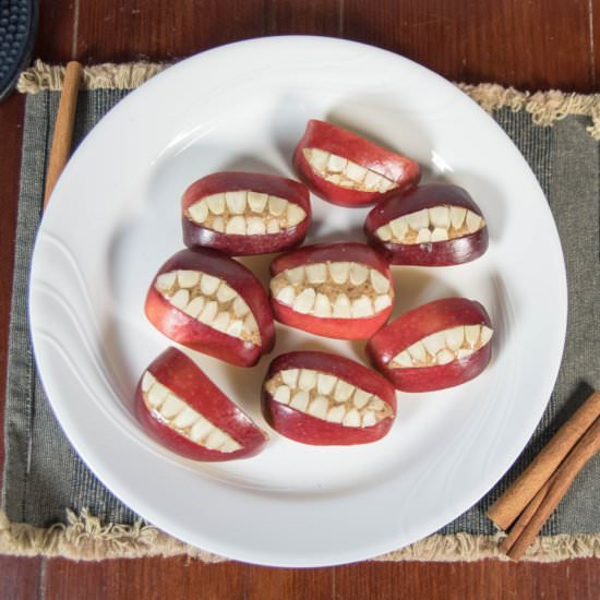 Halloween Paleo Apple Bites - Recipe photo by likelybysea