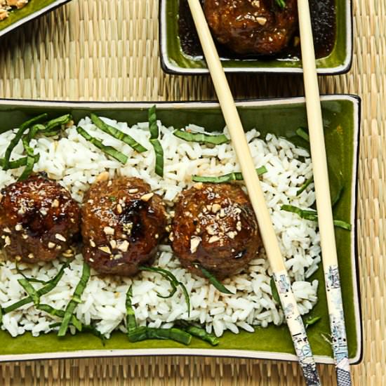 Hoisin Meatballs - Recipe photo by the food blog