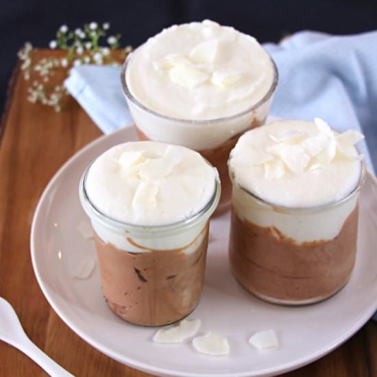 Chocolate and Coconut Mousse - Recipe photo by The Happy Cooking Friends