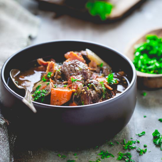 Slow Cooker Beef Burgundy - Recipe photo by healthy seasonal recipes