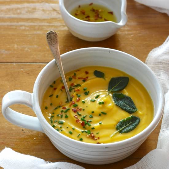 Roasted Butternut Squash Soup - Recipe photo by marilenaskitchen
