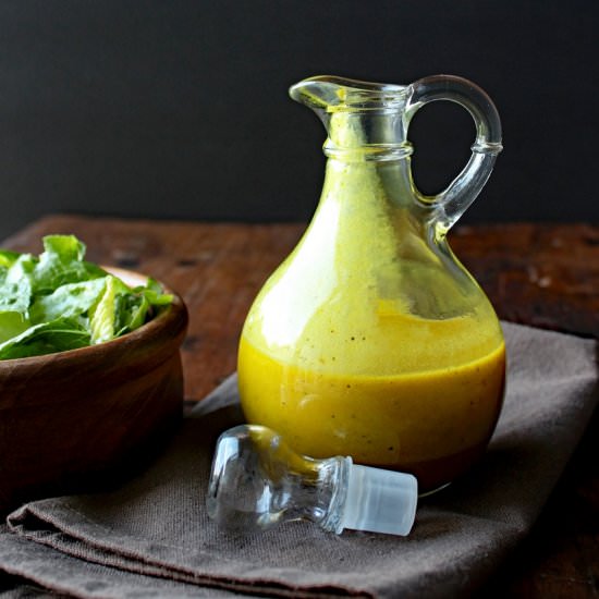 Apple Cider Turmeric Vinaigrette - Recipe photo by Healthyideasplace