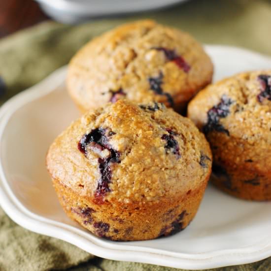 Blueberry Oatmeal Muffins - Recipe photo by thekitchenismyplayground