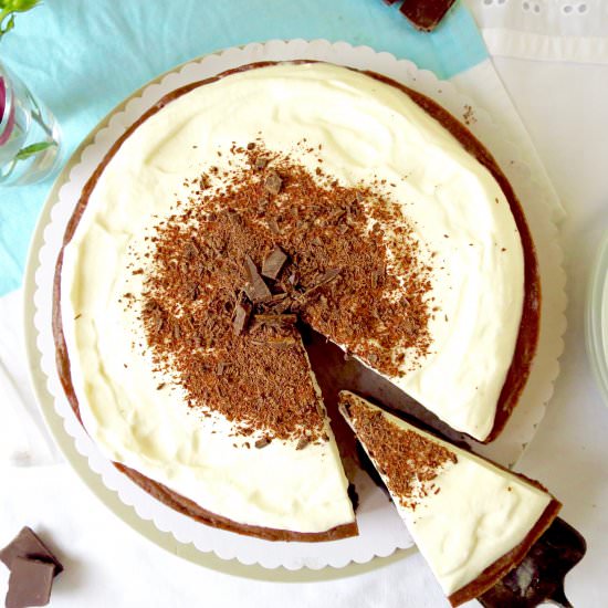 Velvet Chocolate Cheesecake - Recipe photo by whatsarahbakes