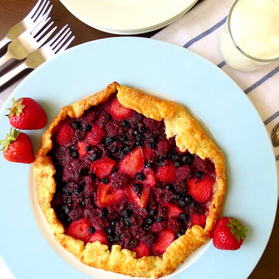 Fresh Berry Galette - Recipe photo by whatsarahbakes