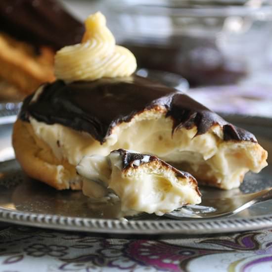 European Style Chocolate Eclairs - Recipe photo by BatterandDough