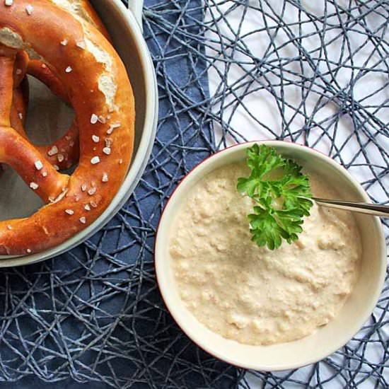 Obatzda Bavarian Cheese Dip - Recipe photo by MikeAtFoodal