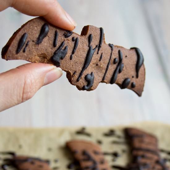 Halloween Bat Cookies (sugar free) - Recipe photo by Sugar Free Londoner