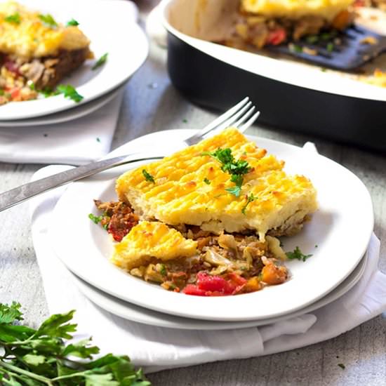 Mushroom & Buckwheat Shepherd's Pie - Recipe photo by yumsome