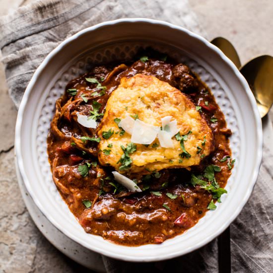 Beer Braised Chicken Pot Pie - Recipe photo by halfbakedharvest