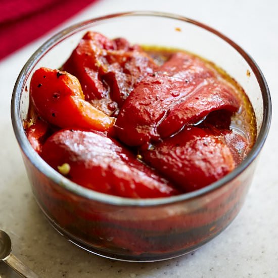 Quick Roasted Bell Peppers - Recipe photo by cravingtasty