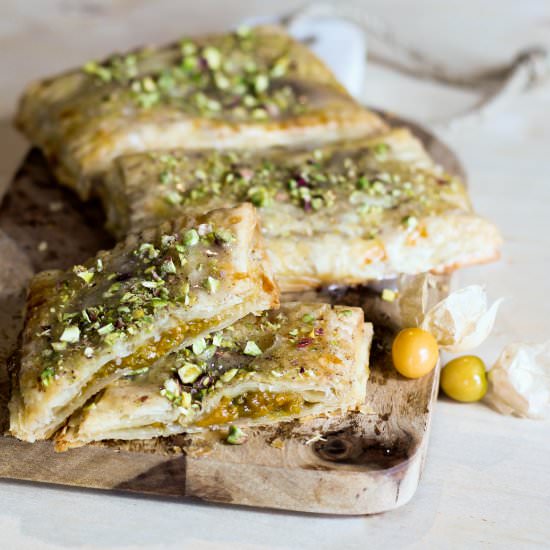 Ground Cherry & Pistachio Hand Pies - Recipe photo by mordenh