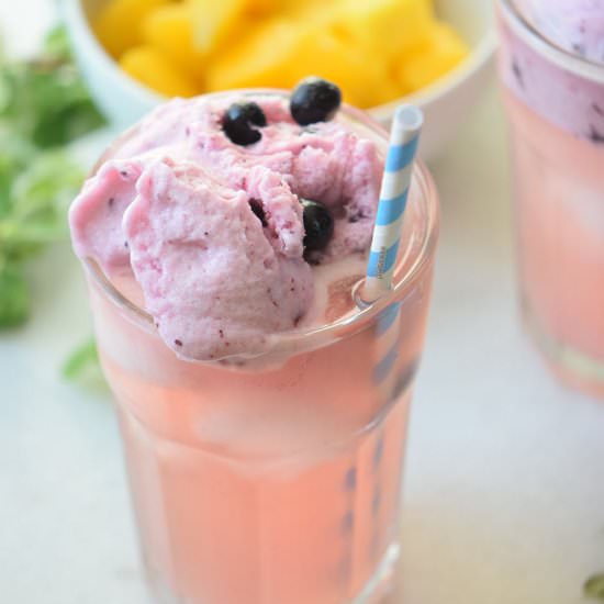 Easy Blueberry Floats - Recipe photo by JenniferH