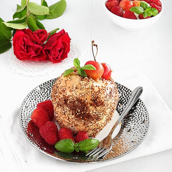 Apple Coated in Yeast Dough - Recipe photo by IvloonGoddess