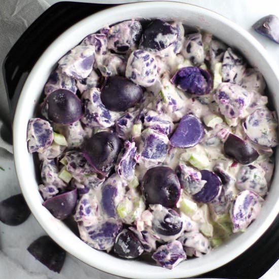 Purple Potato Salad - Recipe photo by theculinarycompass