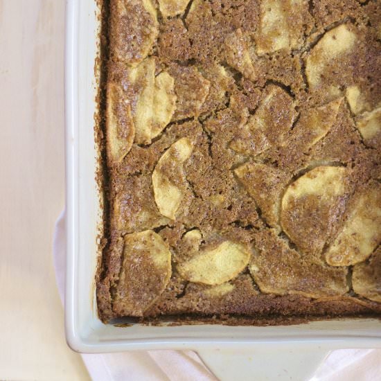 Mom's Apple Squares {vegan + gf} - Recipe photo by KneadingHome
