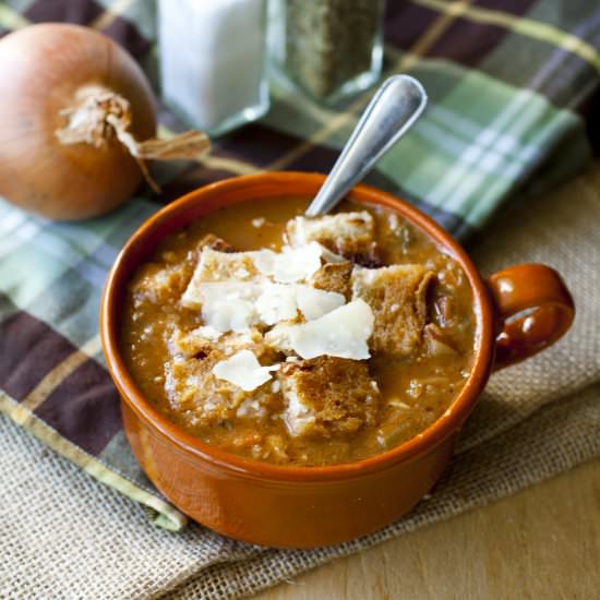 Slow Cooker Beef & Bacon Stew - Recipe photo by partialingredients