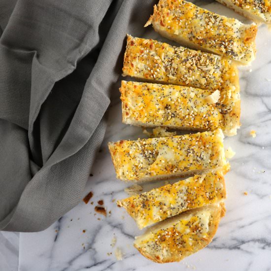 Everything Bagel Cheese Bread - Recipe photo by TheSaltyMarshmallow