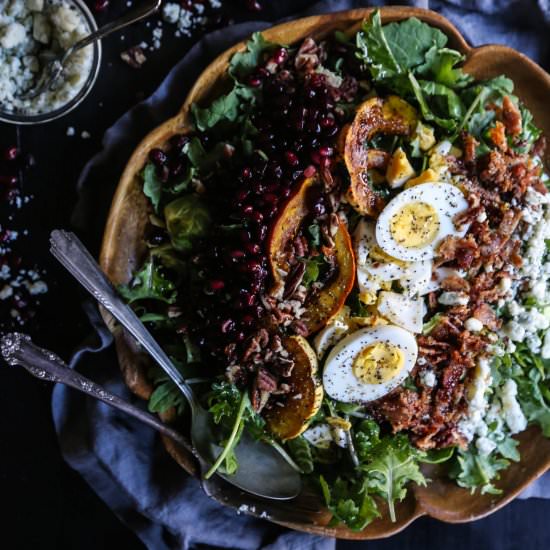 Kale & Brussel Sprout Cobb Salad - Recipe photo by griermountain