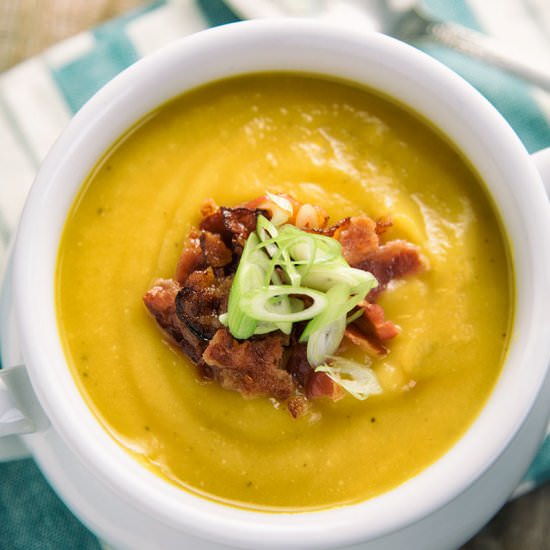 Butternut Squash And Apple Soup - Recipe photo by PaleoLeap