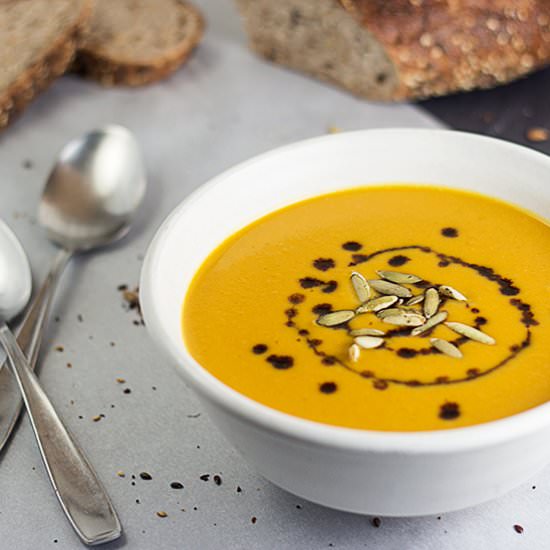 German Cream of Pumpkin Soup - Recipe photo by thekitchenmaus
