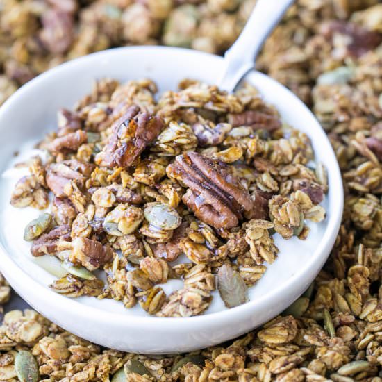 Pumpkin Granola - Recipe photo by bakerita