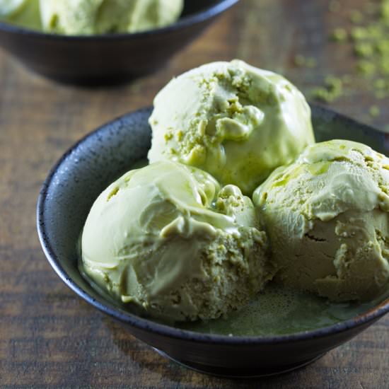 Double Green Tea Ice Cream Affogato - Recipe photo by ricewitheverything