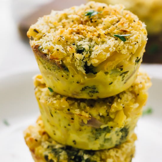 Skinny Baked Broccoli Mac & Cheese - Recipe photo by jessicainthekitchen