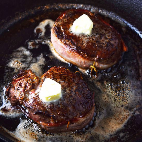 Bacon-Wrapped Filet Mignon - Recipe photo by Kitchen Swagger