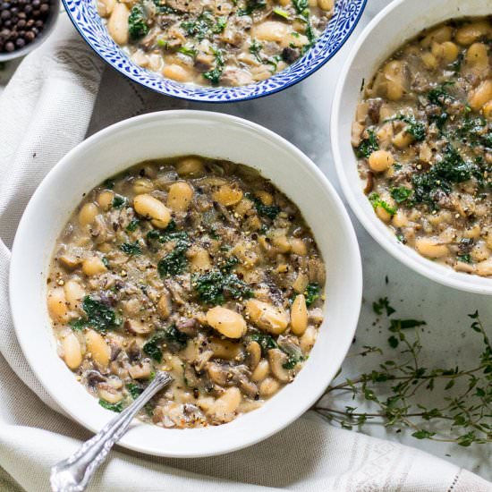Creamy Portobello Mushroom Soup - Recipe photo by thegirlonbloor