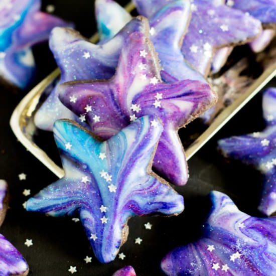 Galaxy Cookies - Recipe photo by SugarSpunRun