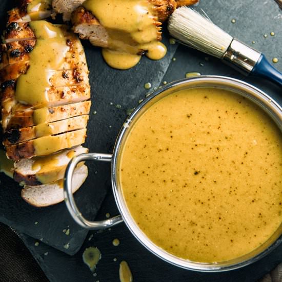 Carolina-Style Mustard BBQ Sauce - Recipe photo by PaleoLeap