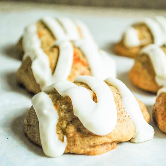 Carrot Cake Cookies - Recipe photo by brownbutterandbiscuits