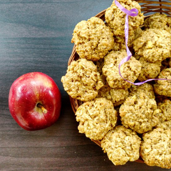 Apple and oat cookies - Recipe photo by Flours n frostings