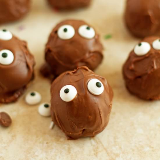 Halloween Chocolate Pumpkin Truffle - Recipe photo by ilonaspassion