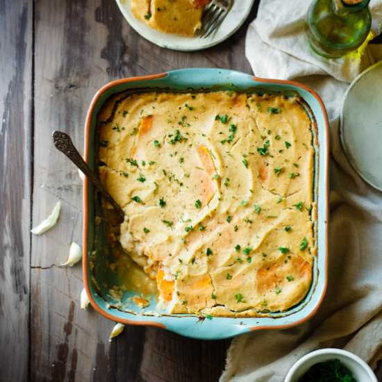 Cauliflower Scalloped Potatoes - Recipe photo by foodfaithfitness
