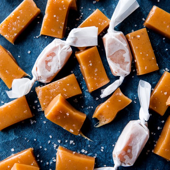 Sea Salt Vanilla Caramels - Recipe photo by sallysbakingaddiction