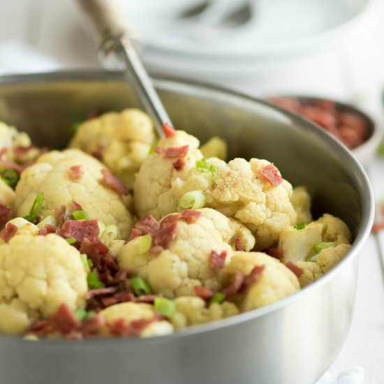Loaded Cauliflower Mac and Cheese - Recipe photo by withsaltandwit