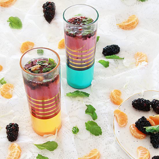 Blackberry Clementine Mojito - Recipe photo by abubblylife