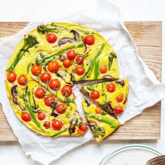Broccoli and Mushroom Frittata - Recipe photo by madeleineshaw