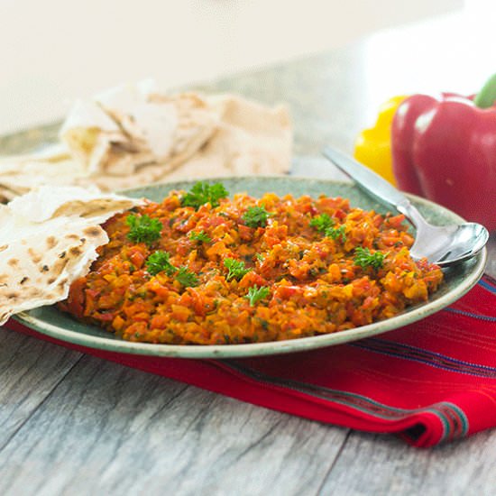 Red Pepper Salad a la Zahav - Recipe photo by Feed Your Soul
