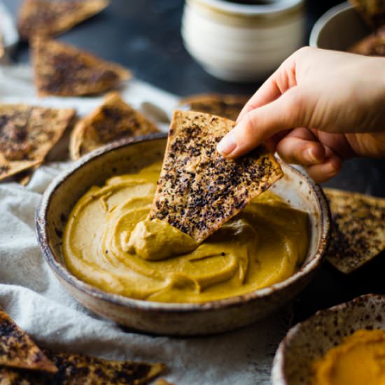 Pumpkin Spice Dip with Coffee Chips - Recipe photo by foodfaithfitness