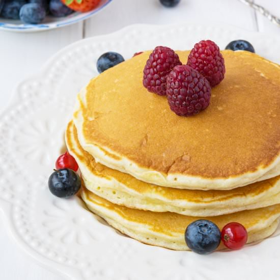 Yogurt Pancakes - Recipe photo by inviaggioincucina
