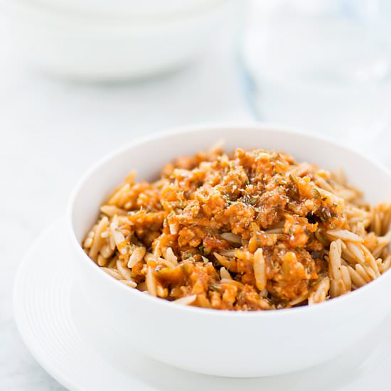Lighter Bolognese Sauce - Recipe photo by foodsmartmom
