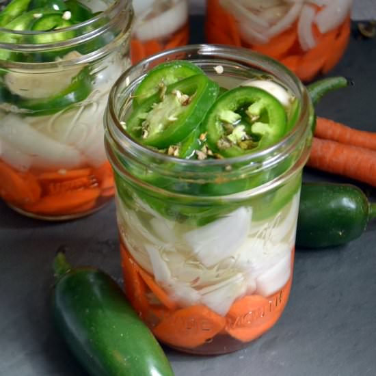 TexMex Pickled Jalapenos - Recipe photo by foodhighs
