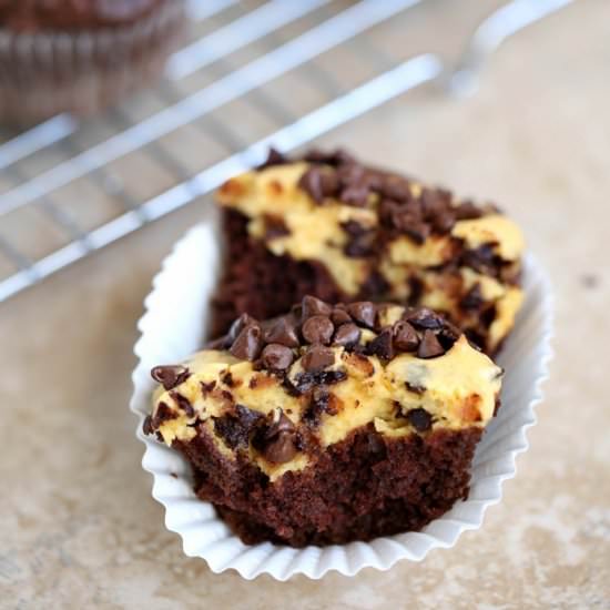 Chocolate Cheesecake Pumpkin Muffin - Recipe photo by April Golightly