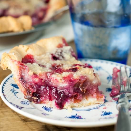 Concord Grape Pie - Recipe photo by MamaGourmand