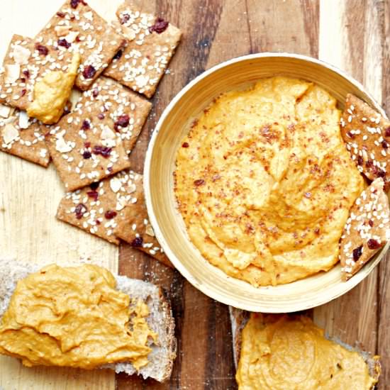 Roasted Pumpkin Hummus - Recipe photo by Mummys FastandEasy