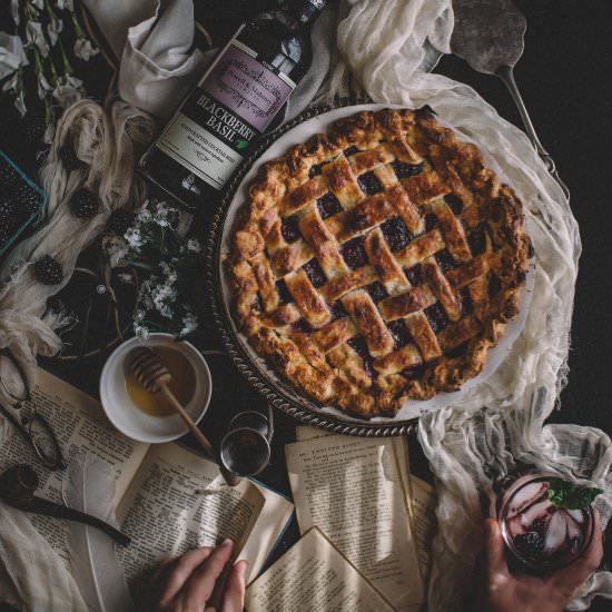 Berry & Honey Lattice Pie - Recipe photo by terminatetor